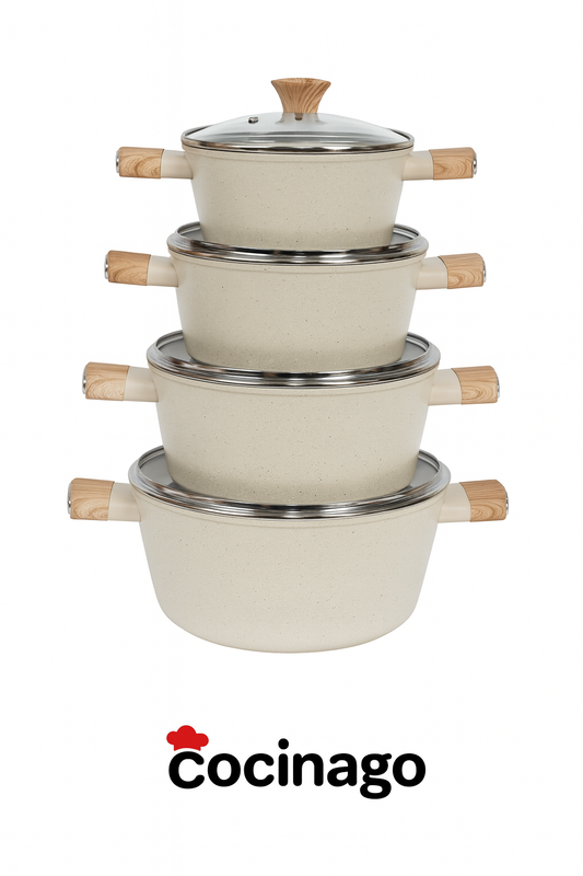 Juego de Batería de Cocina Moderna – 5 Piezas