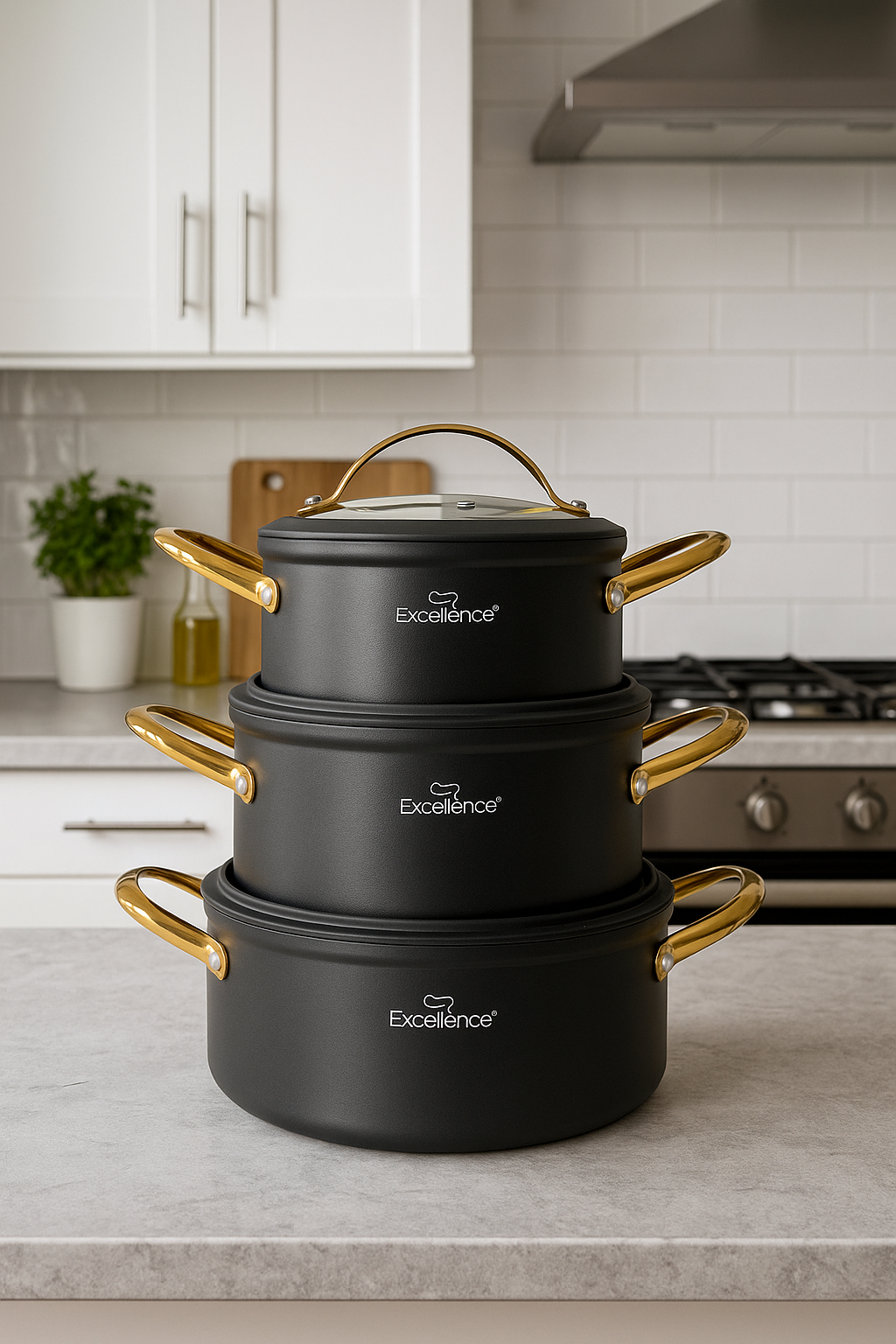 Set de cocina Excellence – Ideal para regalo o renovar tu cocina”