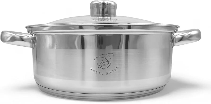 Set de Ollas Royal Swiss Acero Inoxidable (5 Piezas)