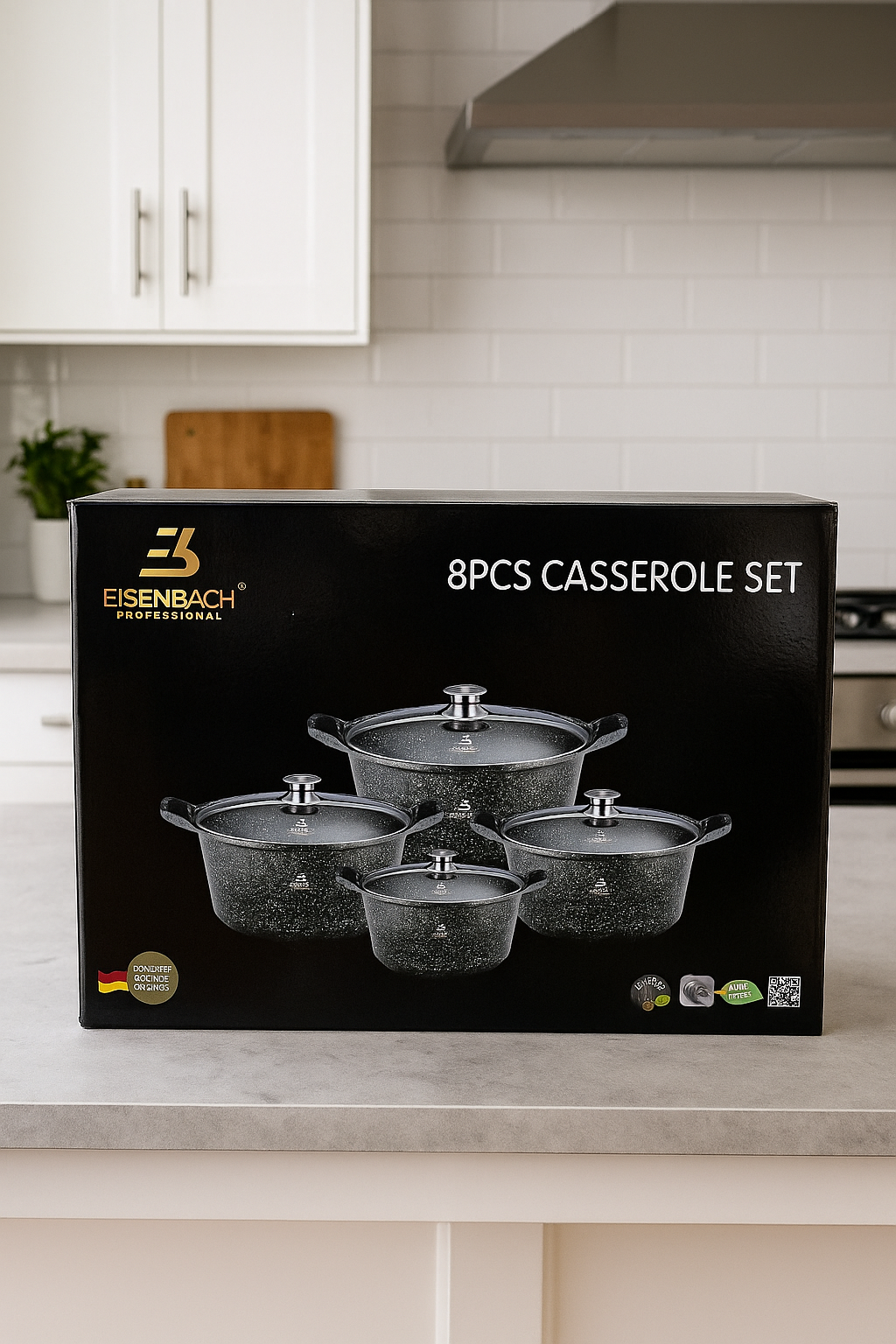 Set de Ollas Eisenbach Professional 8 Piezas