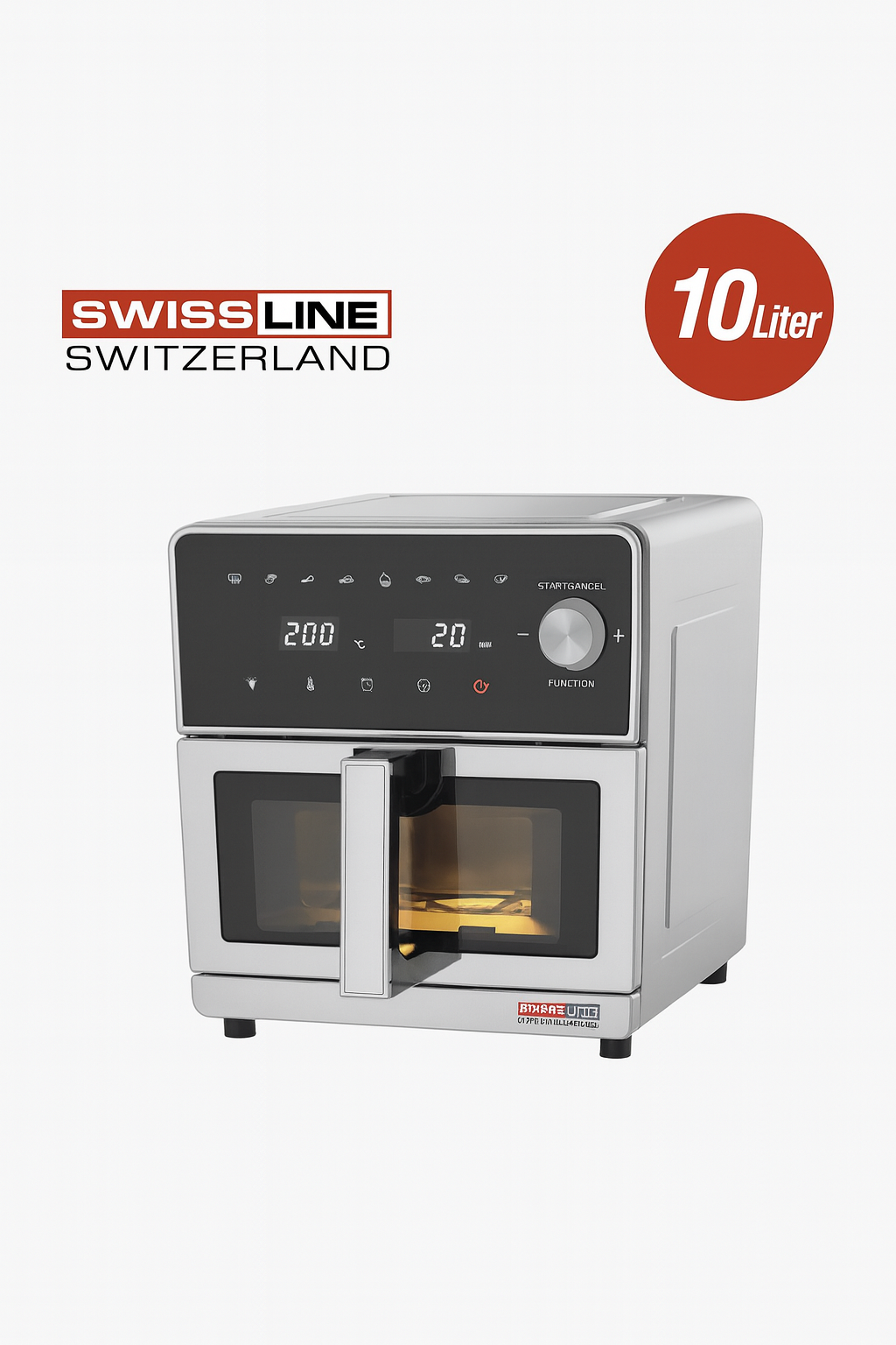 freidora de aiere 10litros 2100w