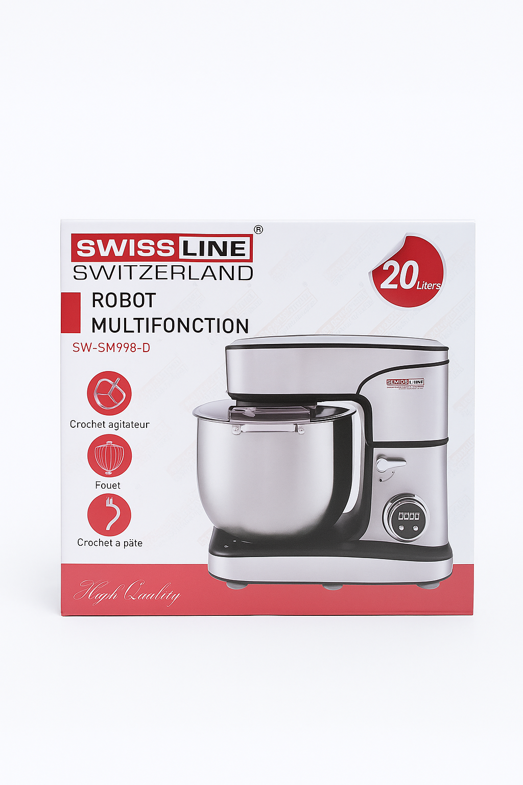 Amasadora profesional SWISS LINE 20 litros