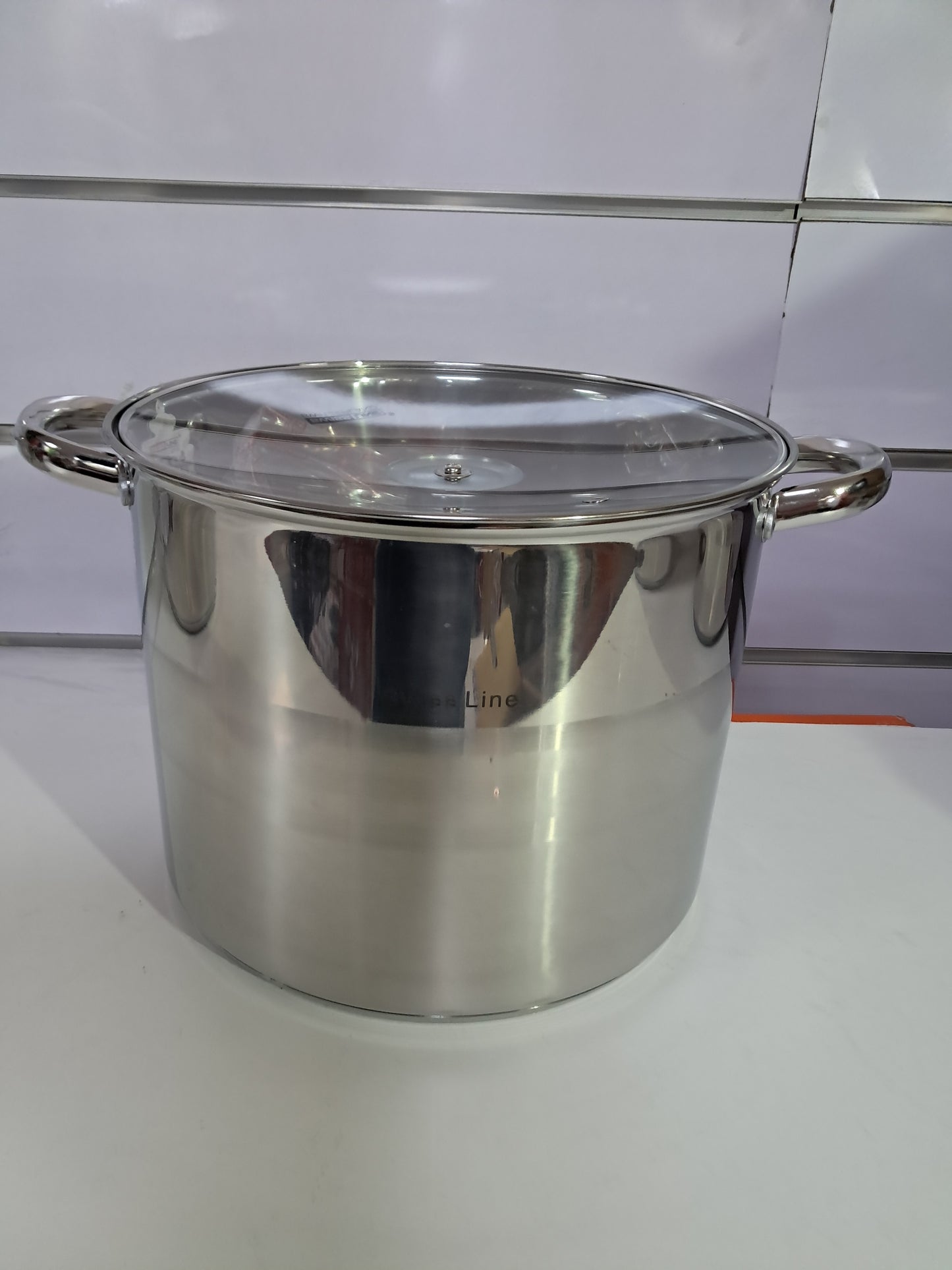 Juego de 4 Ollas Alta de Acero Inoxidable 6L/8L/10L /12L