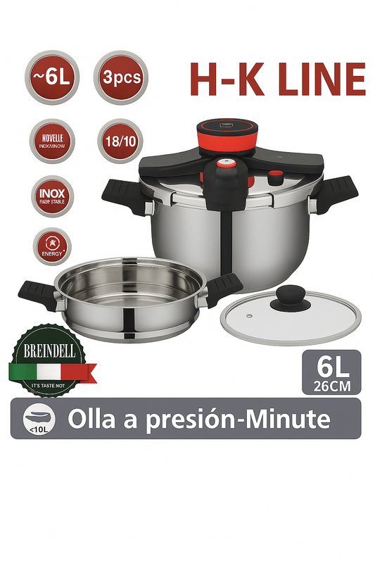 Olla a Presión  con Cuscusera / Vaporera