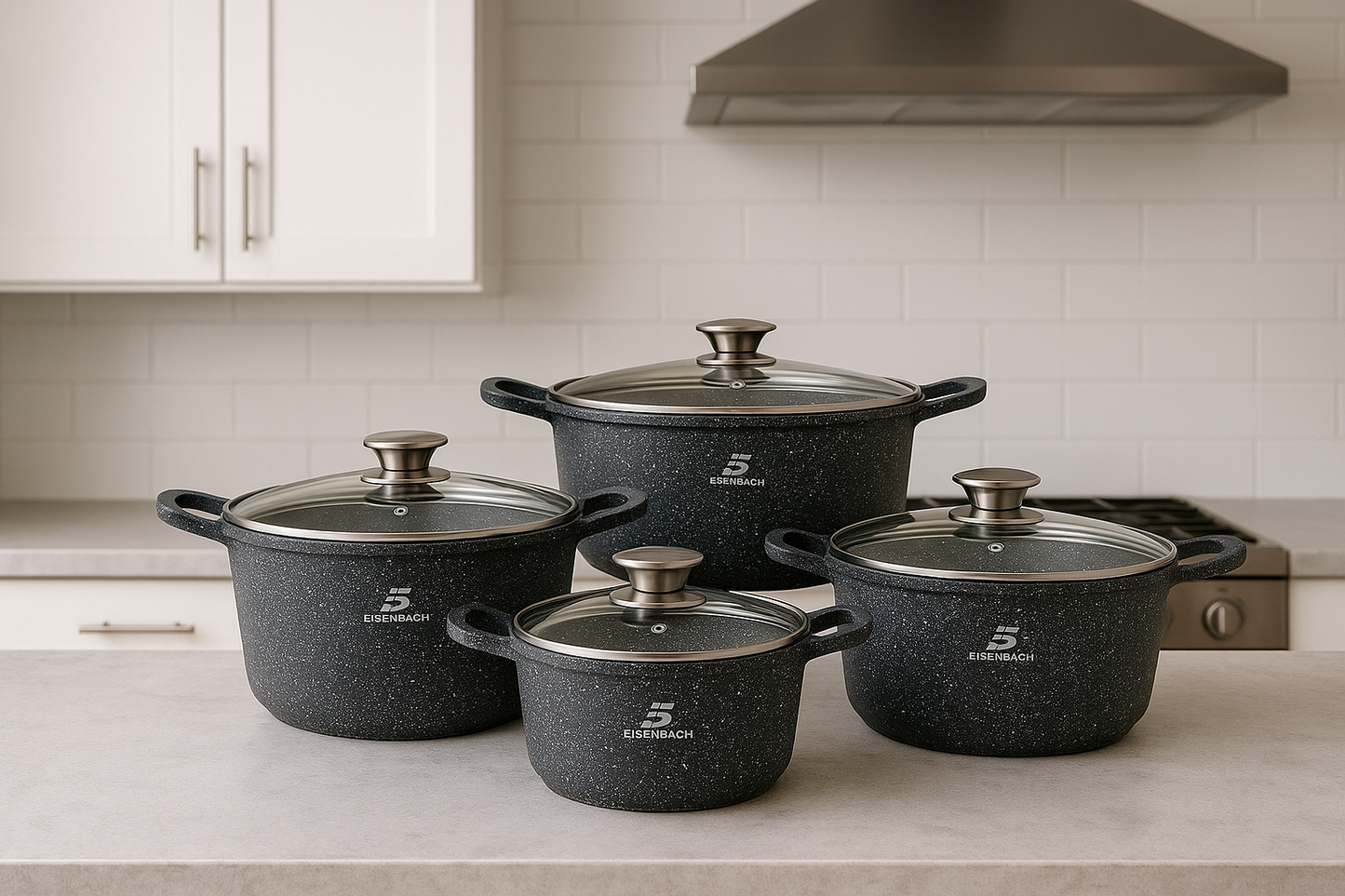 Set de Ollas Eisenbach Professional 8 Piezas